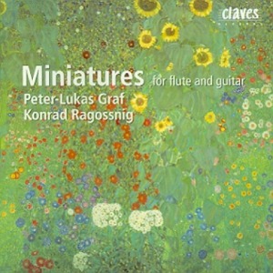MINIATURES FOR FLUTE AND G - BACH / PAGANINI / MOZART / JOPLIN