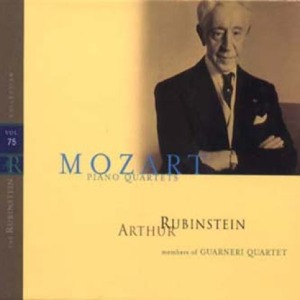 RUBINSTEIN - VOL.75 / MOZART / PIANO QUARTETS