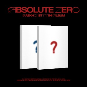 ☆예약판매☆ BAEKHO 1st Mini Album &#039;Absolute Zero&#039;[커버 2종, 랜덤]